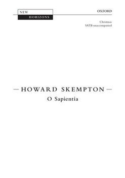 O SapientiaVocal score by Skempton Howard for SATB