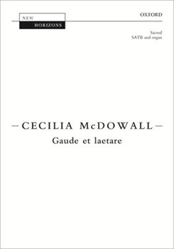 Gaude et laetareVocal score by McDowall Cecilia for SATB