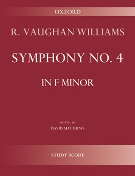 Symphony No. 4Study score by Vaughan Williams Ralph for Orchestral Parts