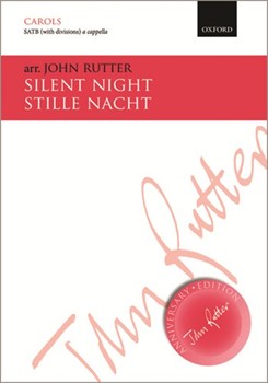 Silent Night by Rutter John for SATB a cappella
