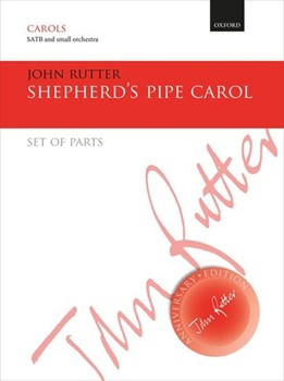 Shepherd's Pipe CarolSet of parts for SATB version by Rutter John for SATB