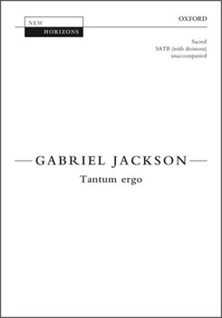 Tantum ergo by Jackson Gabriel St. Thomas Aquinus for SATB divisi a cappella