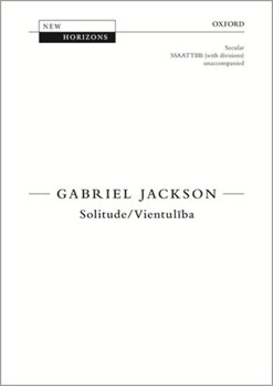 Solitude/VientulibaVocal score by Jackson Gabriel for Sacred Choral - mixed Voices