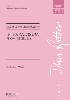 In Paradisumfrom RequiemVocal score by Faure Gabriel for SATB