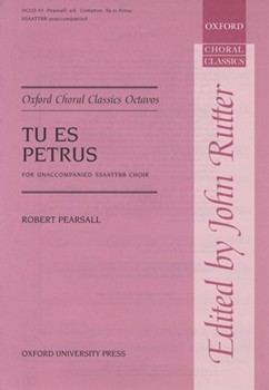 Tu es Petrus by Pearsall Robert - Compton Blaise - for SATB