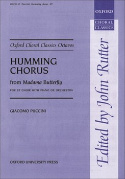 Humming Chorus from Madama ButterflyVocal score by Puccini Giacomo for SATB
