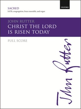 Christ the Lord is risen todayFull score - brass version by Various for SATB