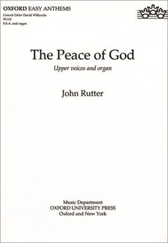 The Peace of GodSSA vocal score by Rutter John for Upper Voices - 3 Parts or more