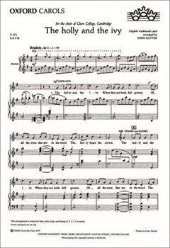 Holly & The Ivy by Rutter John - Rutter John - for SATB