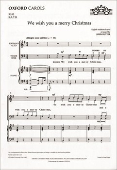 We Wish You A Merry Christmas by - Rutter John - for SATB