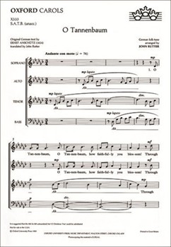 O TannenbaumVocal score by for
