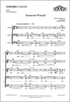 Somerset WassailVocal score by Various for SATB