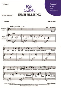 Irish Blessing by Chilcott Bob for SATB