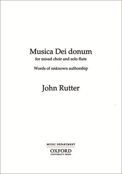 Musica Dei donumVocal score by for