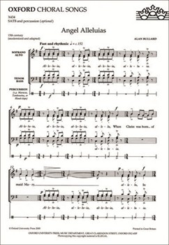 Angel Alleluias by Bullard Alan for SATB a cappella