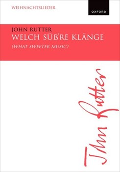 Welch suss're Klange (What sweeter music)Vocal score