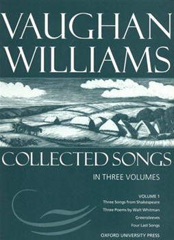 Collected Songs In 3 Volumes by Vaughan Williams Ralph for Vocal Collection (Vol 1)