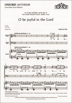 O Be Joyful In The Lord by Rutter John for SATB