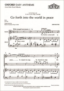 Go Forth Into The World In Peace by Rutter John for SATB