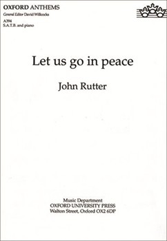 Let Us Go In Peace by Rutter John for SATB