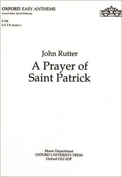 A Prayer of Saint PatrickVocal score by for