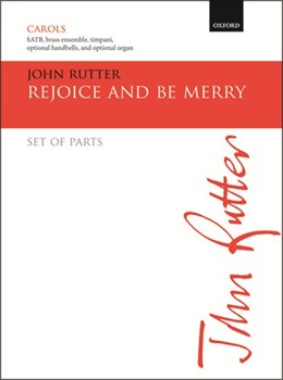 Rejoice and be merrySet of parts by Rutter John for SATB