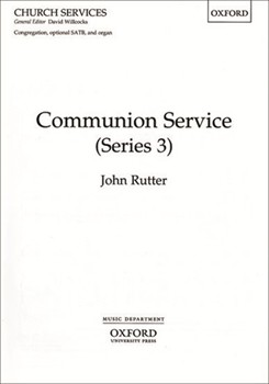 Communion Service (ASB Rite A/RC ICEL text)Vocal score by Rutter John for SATB; Unison