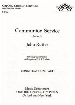 Communion Service (ASB Rite A/RC ICEL text)Congregational part by Rutter John for SATB; Unison