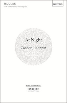 At NightVocal score by Koppin Connor J for SATB
