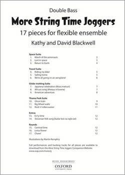 More String Time Joggers17 pieces for flexible ensembleDouble Bass part by Blackwell Kathy for String Ensemble Junior Level