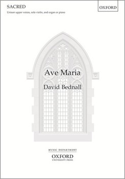 Ave Maria by Bednall David for Unison and Piano