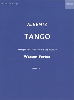 Tango by Albeniz Isaac for Solo
