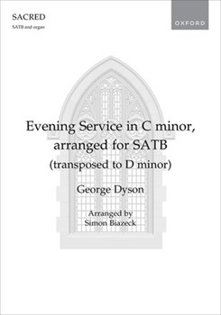 Evening Service in C minor - arranged for SATB (transposed to D minor)