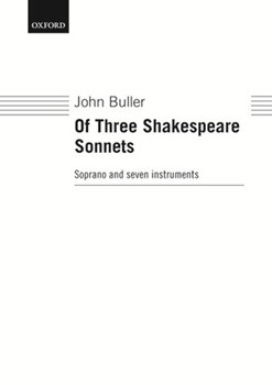 Of Three Shakespeare SonnetsFull score by BULLER JOHN for Voice and Piano