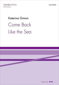 Come Back Like the Sea Vocal score