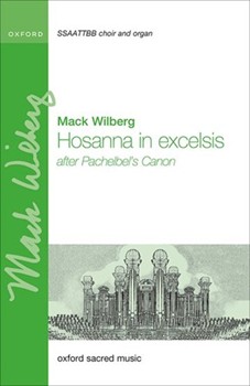 Hosanna in excelsis after Pachelbel's Canon Vocal score