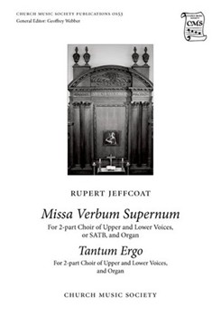 Missa Verbum Supernum and Tantum ErgoVocal score