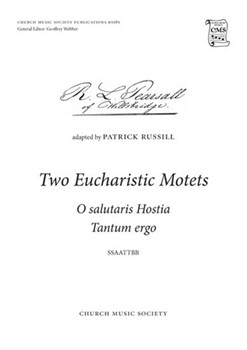 Two Eucharistic Motets Vocal score