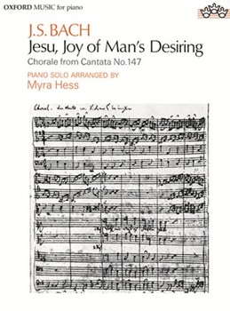 Jesu Joy Of Man's Desiring by Bach Johann Sebastian - Hess - for Piano