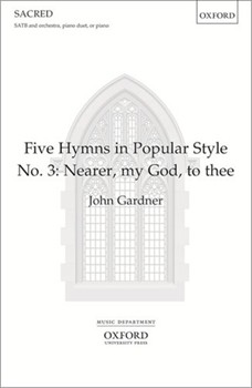 Nearer My God To Thee by Gardner John - Gardner John - for SATB and Piano