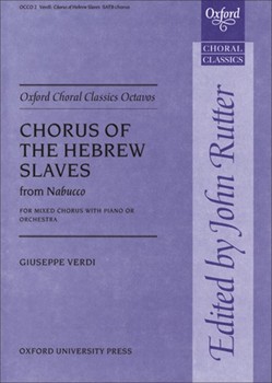 Chorus Of The Hebrew Slaves by Verdi Giuseppe - Rutter John - for SATB