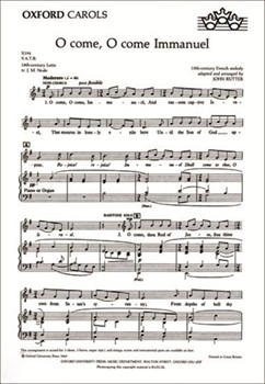O come O come ImmanuelVocal score by Rutter John for SATB