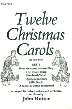 12 Christmas Carols Set 1 by - Rutter John - for SATB (Set 1)