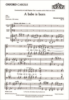 Babe Is Born by Mathias William for SATB