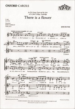 There Is A Flower by Rutter John for SATB