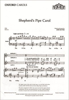 Shepherd's Pipe Carol by Rutter John for SSAA
