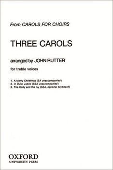 Three CarolsVocal score by Rutter John for Upper Voices - 3 Parts or more