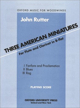 Three American Miniatures by Rutter John for Wind Ensemble/Concert Band