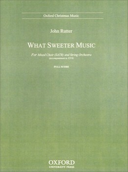 What sweeter music SATB full score