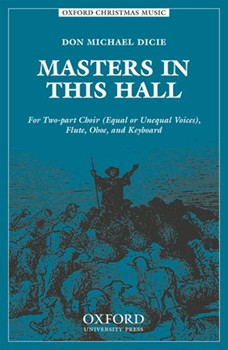 Masters in this hallVocal score by Various for SATB; Men's Voices; Upper Voices - 2 Part